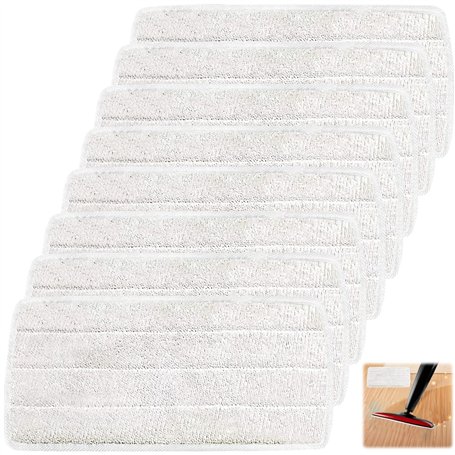 HOMURY 8 Pièces Tampons De Rechange en Microfibre: Tampons Lavables Réutilisables pour Nettoyeur Vapeur Vileda Steam XXL