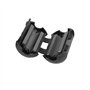 sourcingmap 4 pcs Uf50b EMI RFI bruit noyau de ferrite Suppresseur filtre pour cble de 5 mm
