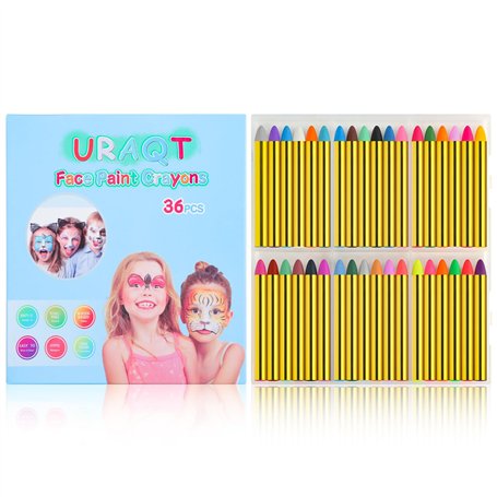 36 couleurs maquillage enfant carnaval