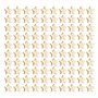 HDGSAFD Boutons Étoiles 100 Pièces