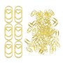 Lot de 150 petits trombones en forme de cœur - Mini pinces à papier mignonnes - En métal - Pour la fixation de documents