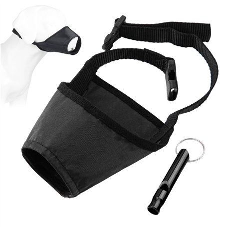 1 masque pour chien avec 1 sifflet