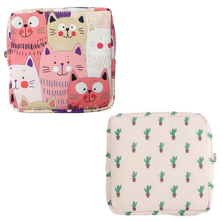 Lot de 2 sacs de rangement pour serviettes hygiéniques