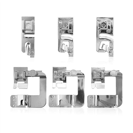NyxSeat Lot de 6 presse-pieds multifonctions pour machine à coudre - Accessoires de machine à coudre domestique