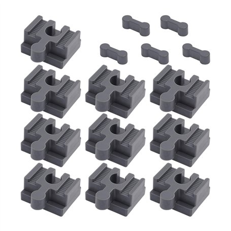 OAOSDH Tracks De Trains Jouets en 10 Pièces Et Connecteurs De Piste De 5 Pièces