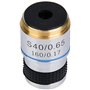 POFET 40X Objectif Achromatique 185 Microscope Biologique Objectifs Achromatiques Objectif 160/0.17