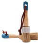 ANCLLO Lot de 2 pinceaux de peinture à la craie et à la cire pour meubles, outils de peinture et d'épilation à la cire, pinceaux