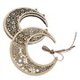 ANCLLO 2 ensembles 6 pièces pendentif en bois ornement Ramadan Kareem décoration lune étoile vent lumière forme pendentif orneme