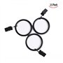 OFKPO Lot de 20 Clips pour Rideaux Clips, Antirouille Anneaux de Rideaux avec Pinces Metal Rideau Clips Crochet - Noir