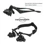 Lunettes de bijoutier à Verre loupe grossissant avec éclairage LED - pour réparation de Montres - 8 Verres interchangeables : 2,