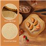 DUBUOZA 200 Pièces Papier Cuisson Air Fryer,20 cm Papier Air Fryer,Pour friteuse sans huile de 5 à 8 litres - pour four, micro -