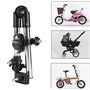 Nikou Porte Parapluie Poussette, Support De Parapluie De Vélo, 360 ° Réglable Extérieur Extensible Connecteur pour Vélo Bébé Pou