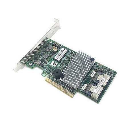LSI Carte contrôleur RAID SATA/SAS interne 6 Go/s PCI 2.0 1 G Cache 8 ports 9267-8i