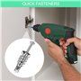 Lixiluxia 40 pièces Cheville avec Vis Autoperceuses, Chevilles pour Plaques de Plâtre Murs Creux Métal, Pour La Fixation Dans le