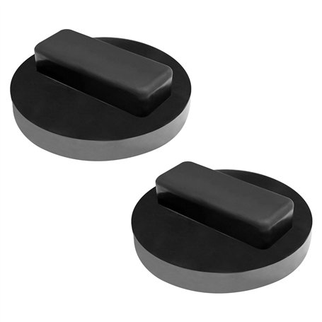 Crihovy Patin en Caoutchouc pour Cric(2Pcs)