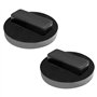 Crihovy Patin en Caoutchouc pour Cric(2Pcs)