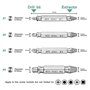 Endommagé Vis Extracteur et Retirer Kit H.S.S.1#/2#/3#/4#0#-(5Pcs)