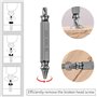 Extracteur à Vis à Tête Double,Endommagé Vis Extracteur et Retirer Kit H.S.S.1#/2#/3#/4#0#-(5Pcs)
