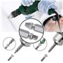 Extracteur à Vis à Tête Double,Endommagé Vis Extracteur et Retirer Kit H.S.S.1#/2#/3#/4#0#-(5Pcs)