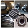 Extracteur à Vis à Tête Double,Endommagé Vis Extracteur et Retirer Kit H.S.S.1#/2#/3#/4#0#-(5Pcs)