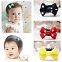 Cosswe Pinces à Cheveux, Barrette Nœuds Cheveux Fins en Ruban Gros-Grain pour Bébés/Fille/Nouveau-Né (15 Pièces, 1.5in x 1.1in,