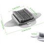 PERFETSELL Brosse à récurer les pieds Masseur pour pieds Masseur Brosse de douche avec ventouses antidérapantes et tapis de mass