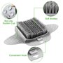 PERFETSELL Brosse à récurer les pieds Masseur pour pieds Masseur Brosse de douche avec ventouses antidérapantes et tapis de mass