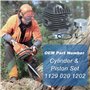 AUMEL Kit de bague de tige de piston de cylindre de 40 mm pour la tronçonneuse Stihl MS200 MS200T 020T, remplacer 1129 020 1202.