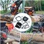 AUMEL Membrane et Joints Kit pour Carburateur STIHL 021 023 025 FS300 FS350, Kit de Réparation Zama RB41 Pièces Accessoire Compa