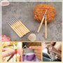Ensemble de crochets, poignée ergonomique pour mains arthritiques, manche en bois, aiguilles à tricoter extra légères pour début