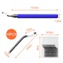 Ebavureur avec 10 BS1010 Lames de Rechange