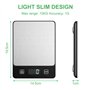 inoxydable pese aliment cuisine avec affichage LED et fonction tare