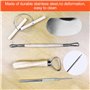 Gvolatee Outils de Sculpture en Céramique, Outils de Sculpture Professionnels, Kit de Sculpture en Céramique pour Débutants, Pro