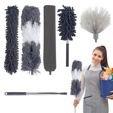 Gvolatee 6 pièces Plumeau Poussiere Telescopique 250 cm
