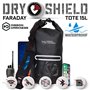 Mission Darkness Dry Shield Faraday Tote 15L // Waterproof Dry Bag for Electronic Device Security & Transport // Signal Blocking