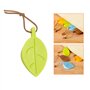 4 Pcs Feuilles Style Dessin Animé Flexible Coin Fenêtre/Porte Arrêts avec Lanière pour Jardin