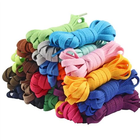 24 Paires de Lacets Plats