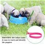 Fuyamp 30 Pièces Collier Chiot, 15 Couleurs Colliers Identification de Chiot Colliers D'identification pour Animaux ID Ruban Aut