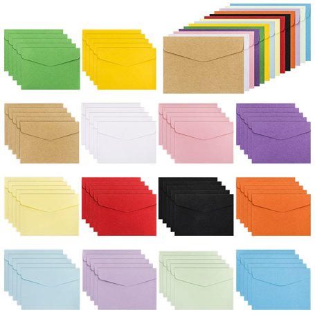 RosewineC 70 Pcs Enveloppe Couleur 11
