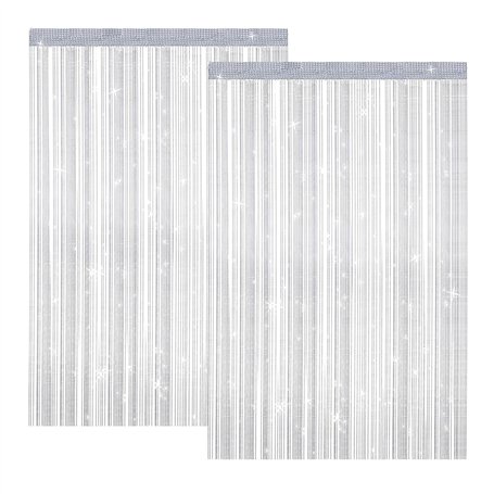 MINZHI Lot de 2 rideaux à fils