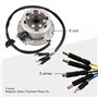 GOOFIT Magneto Stator Kit Rotor w lumière Remplacement pour POW6471 Motobineuse Moteur à Yx 160 CC Pit Dirt Bike Lanceur 150 CC
