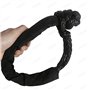 Manille Synthétique Souple- Attache en Corde UHMWPE avec Manchons de Protection pour la Navigation, VUS, VTT, Camion 4x4, Jeep,