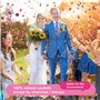 ZOOMPIL Confettis de Pétales Naturels, Pétales de Rose Séchés, Mariage de Fleurs Dispersées, Confettis de Pétales de Rose Biodég