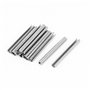sourcingmap Goupille à Ressort Fendue M3 x 30 mm en acier inoxydable 304 Rouleau Cheville broche 10pcs