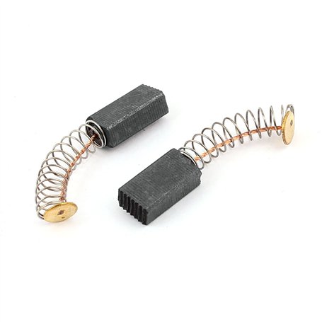 sourcing map Charbon Moteur Carbone Brosse 15mm x 8mm x 5mm pour Générique Électrique Moteur 2Pcs