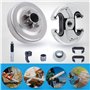 Adefol Pignon et Embrayage pour Husqvarna 345 445 340 450, Pignon de Chaîne .325'' Pas 6 Dents + Tambour d'embrayage + Roulement