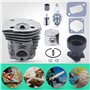 44 mm Nikasil plaqué Tronçonneuse Piston de cylindre Joint Pièces de rechange Kit pour Husqvarna 350 351 353 346XP avec collecte