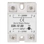 Relais à Semi-conducteurs, SSR-10 DD 10A 5-220V DC Relais à Semi-conducteurs pour Equipements Pétrochimiques, Machines Alimentai
