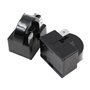 WANGCL Lot de 2 relais de démarrage de compresseur 3 broches 15 Ohm + 2 protecteurs de surcharge de compresseur 1/4 HP pour répa