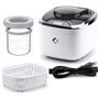 LifeBasis Nettoyeur Ultrasons 870 ML Nettoyeur Ultrason Bijoux avec 5 Minuterie et Kit Bécher pour Lunettes Montres Pinceaux de 